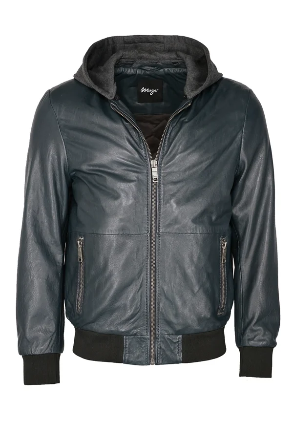 Lederjacke - black