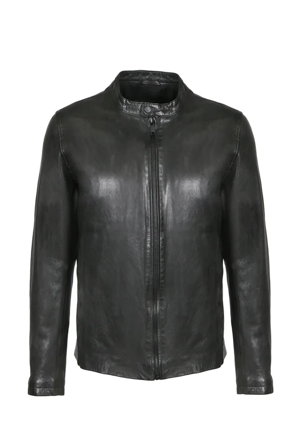 Lederjacke - black