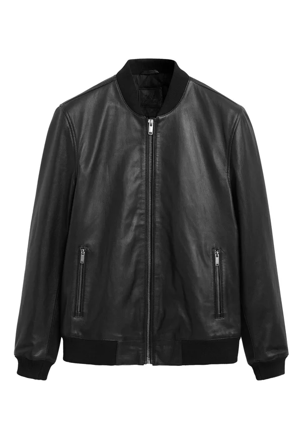 Lederjacke - black