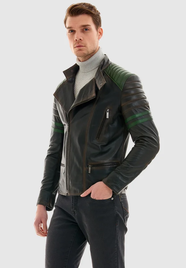 Lederjacke - braun