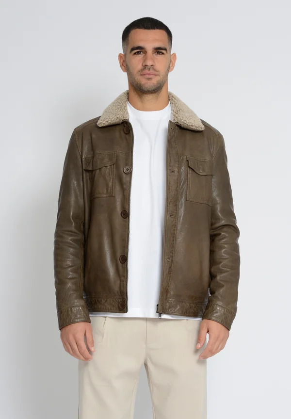 Lederjacke - brown