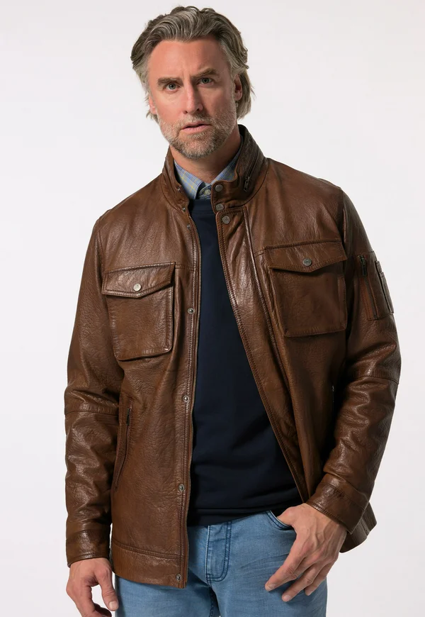 Lederjacke - brown