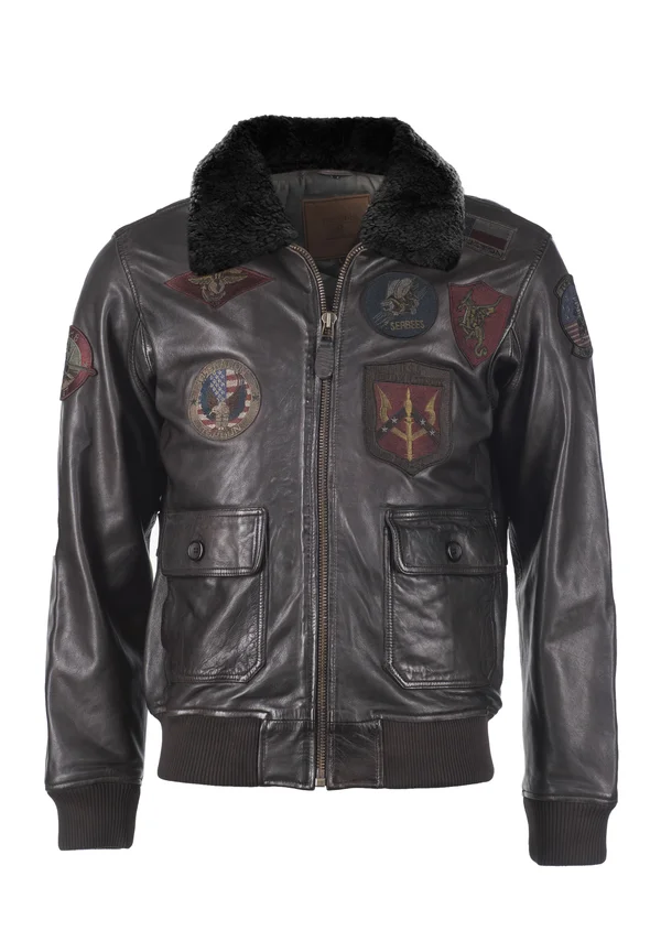 Lederjacke - brown