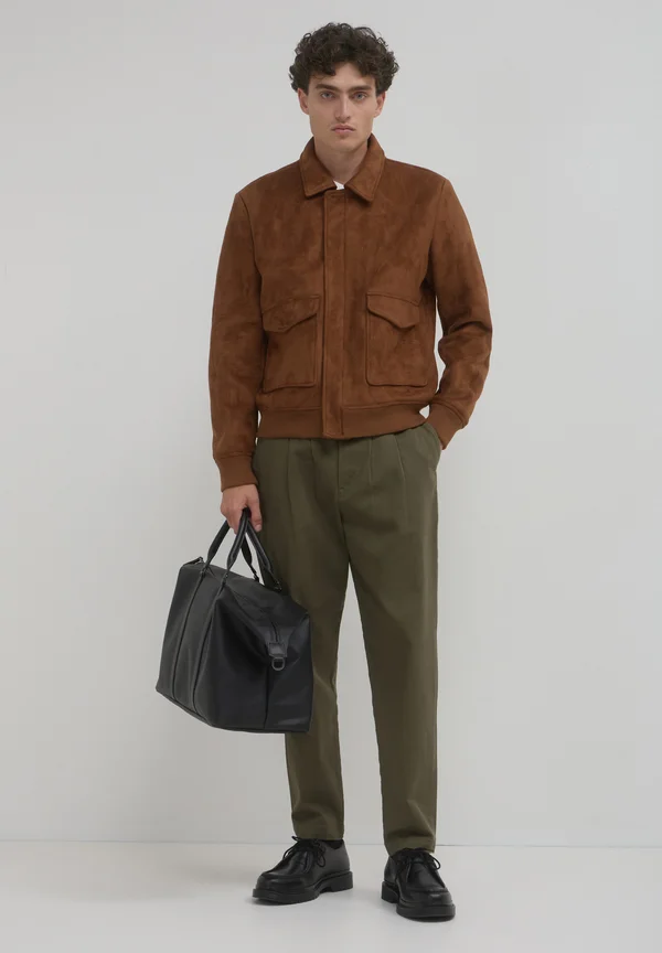Lederjacke - marron