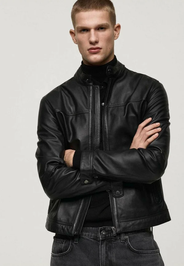 Lederjacke - noir
