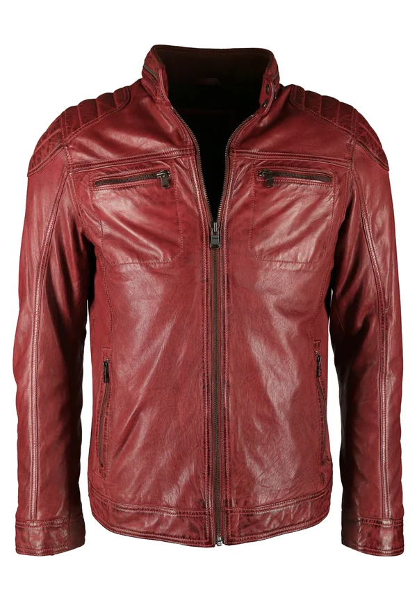 Lederjacke - red