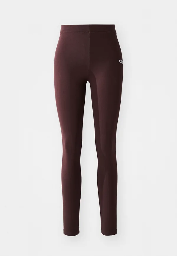 LEG - Tights - shadow brown/white