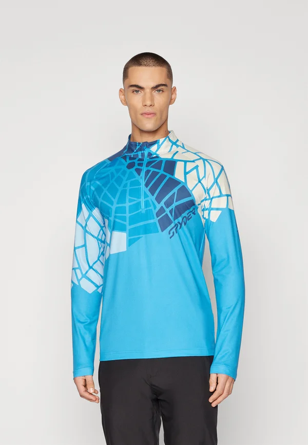 LEGACY 1/2 ZIP - Langarmshirt - aether blue