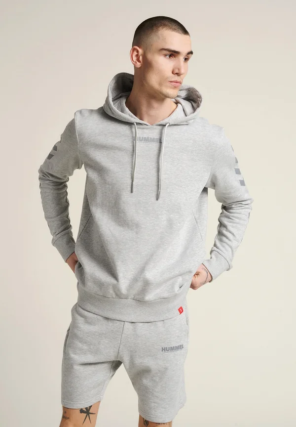 LEGACY - Kapuzenpullover - grey melange