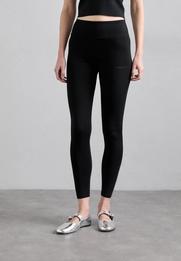 Leggings - Hosen - black