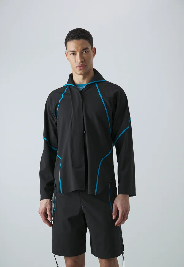 Leichte Jacke - black/turquoise