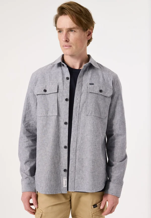 Leichte Jacke - blue melee