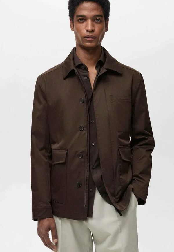 Leichte Jacke - chocolate