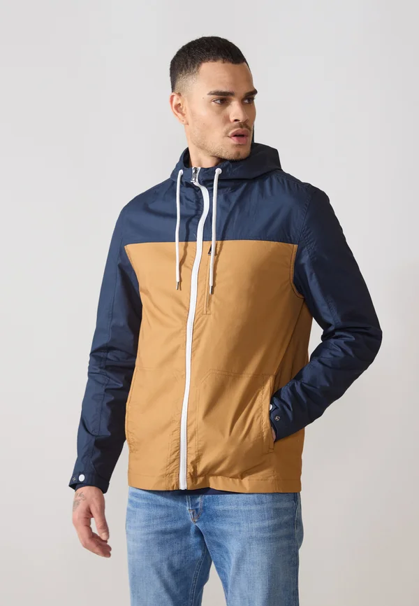 Leichte Jacke - dark blue/camel