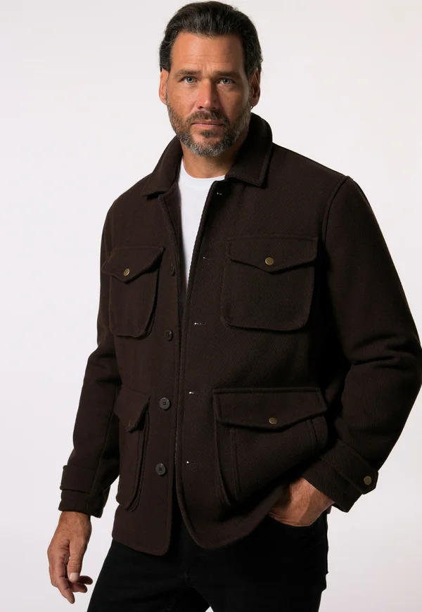 Leichte Jacke - dark brown