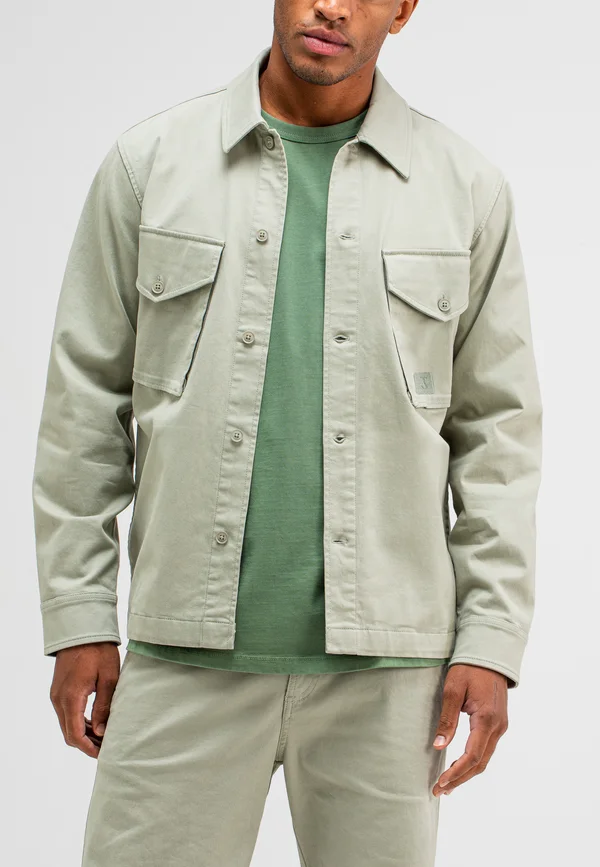 Leichte Jacke - dk delphi green