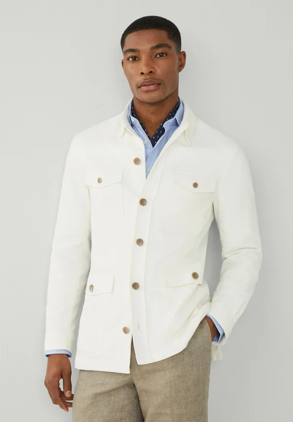 Leichte Jacke - ecru white