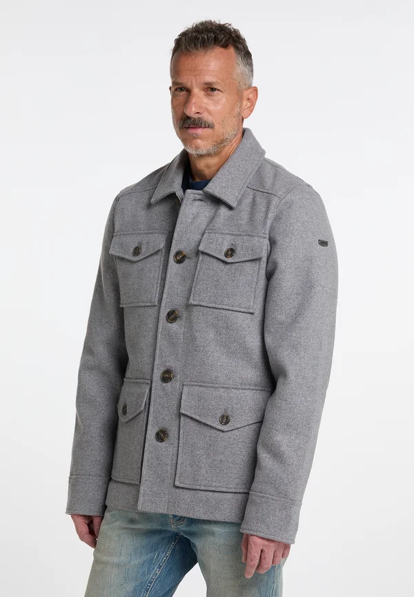Leichte Jacke - grau melange