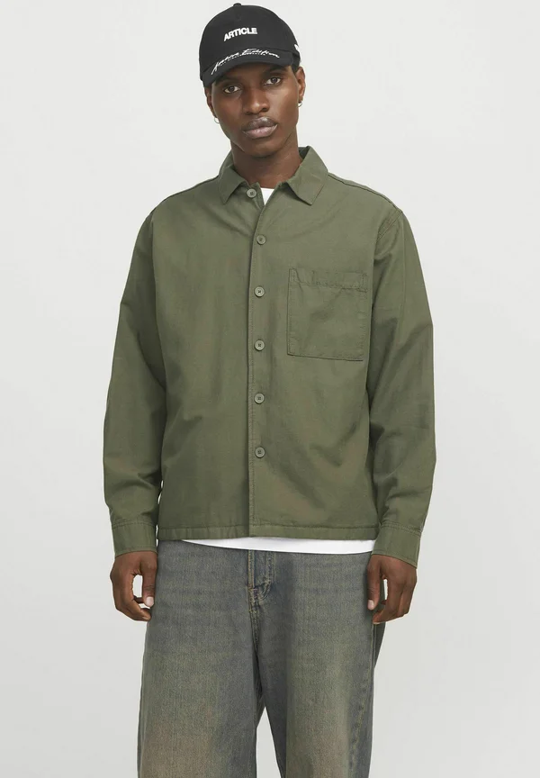 Leichte Jacke - olive night