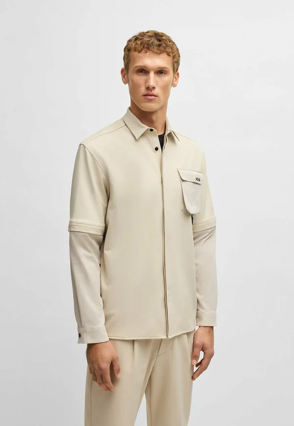 Leichte Jacke - open beige four