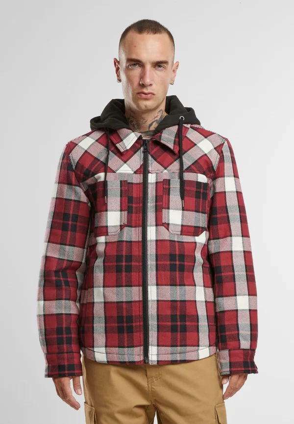 Leichte Jacke - red black