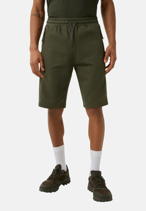 LEIF - Kurze Sporthose - oliv-grün