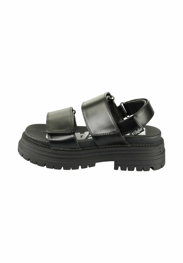 LENNOX - Plateausandalette - black
