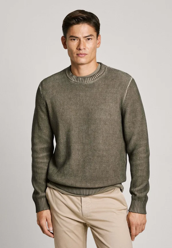 LEO - Strickpullover - stone green