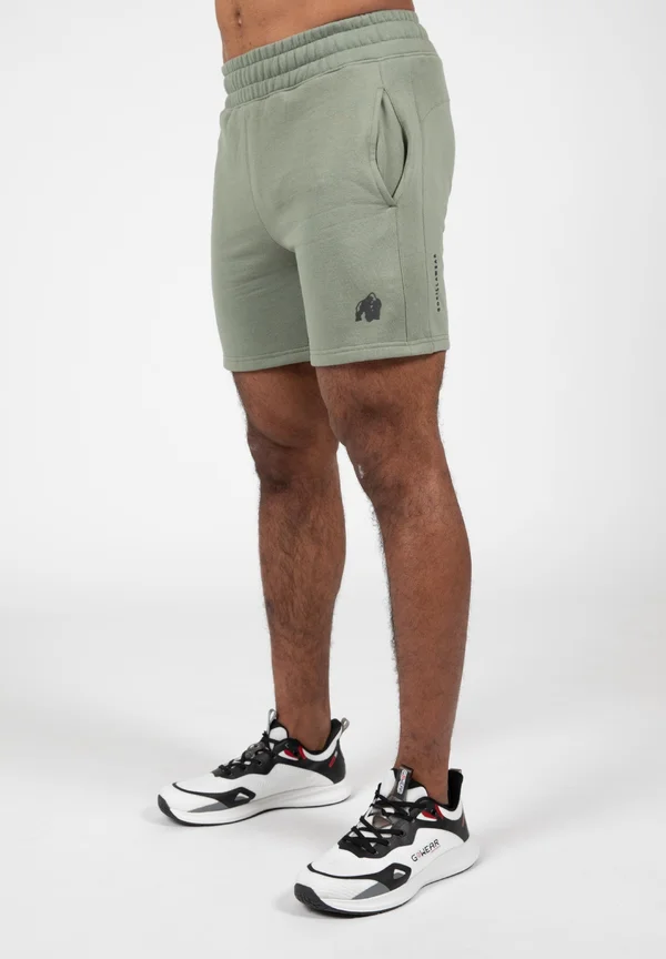 LEON - Kurze Sporthose - green