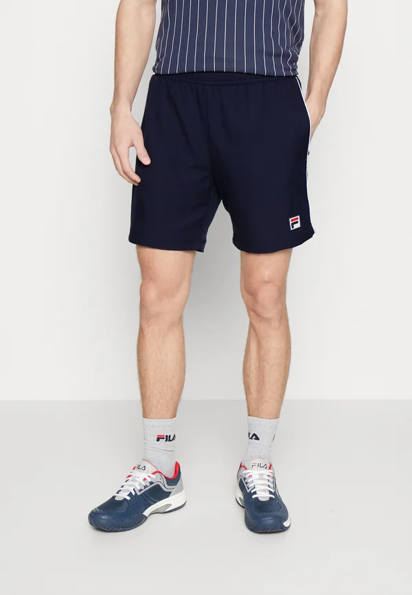 LEON - Kurze Sporthose - navy