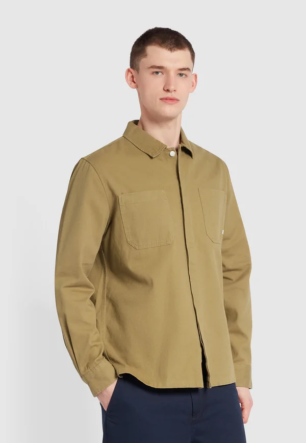 LEON OVERSHIRT - Leichte Jacke - true khaki