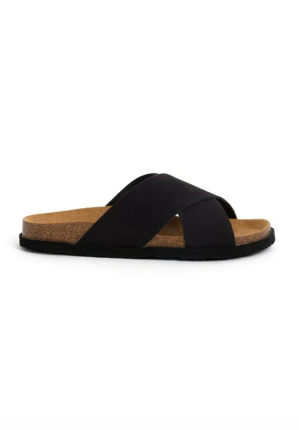 LEON - Pantolette flach - black