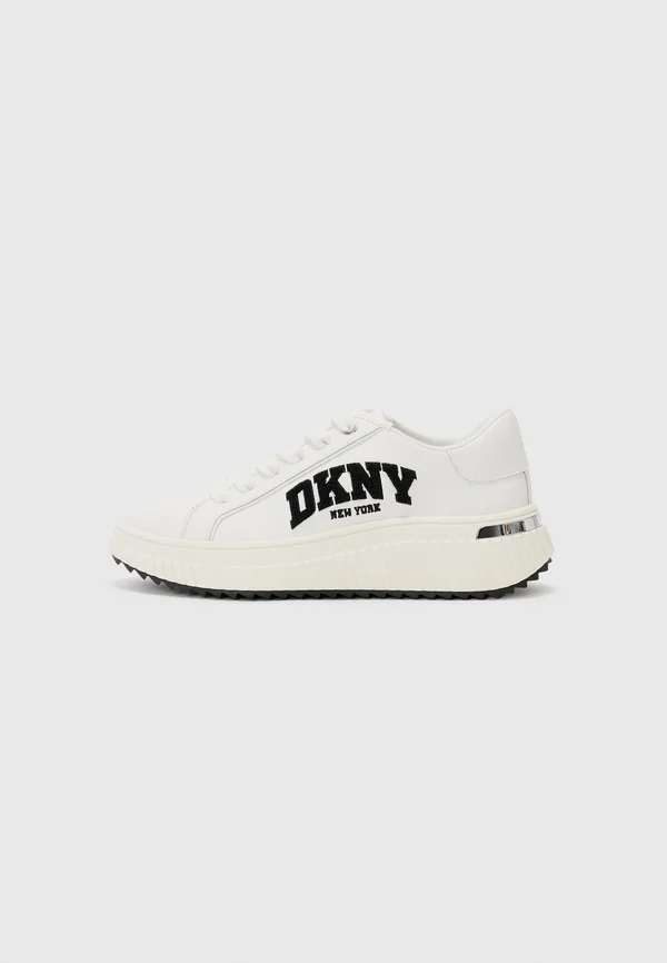 LEON VARSITY - Sneaker low - white/black