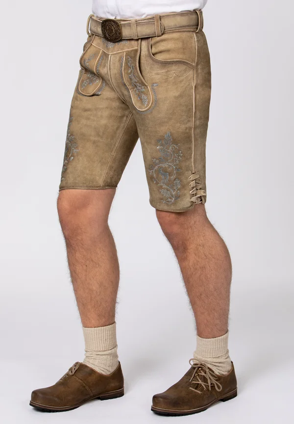 LEONARDO - Shorts - sand gespeckt grau