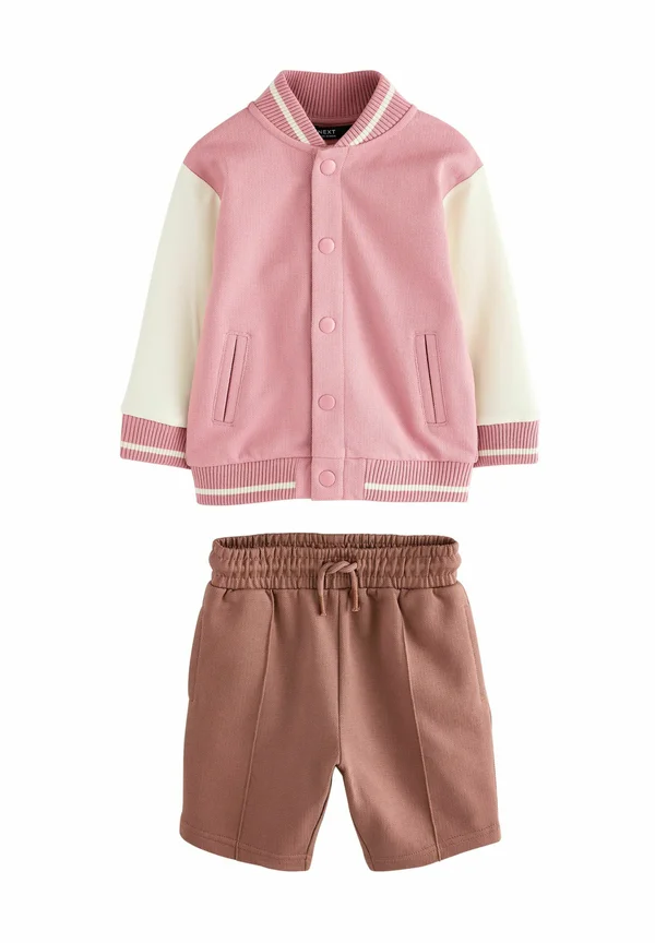 LETTER SET - Sweatshirt - pink brown