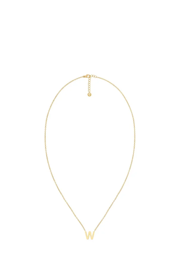 LETTER W - Halskette - gold-coloured