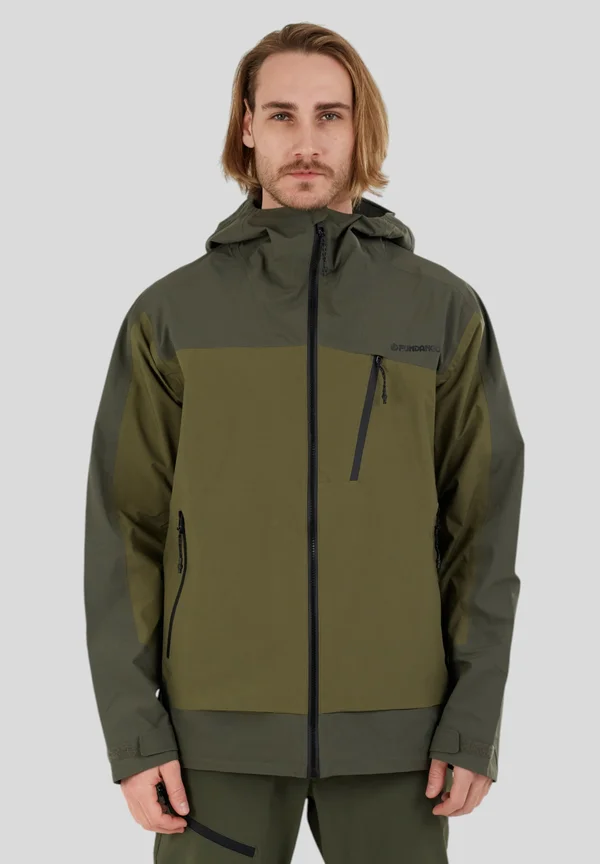 LEVY 3L - Regenjacke / wasserabweisende Jacke - erde