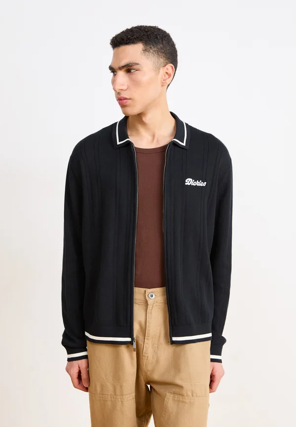 LEWISTOWN CARDIGAN - Strickjacke - black