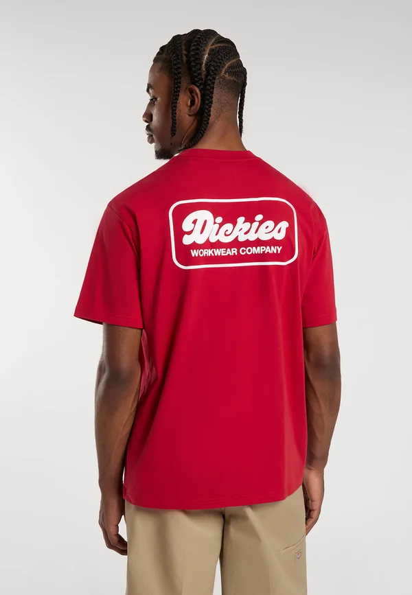 LEWISTOWN SS TEE - T-Shirt print - english red
