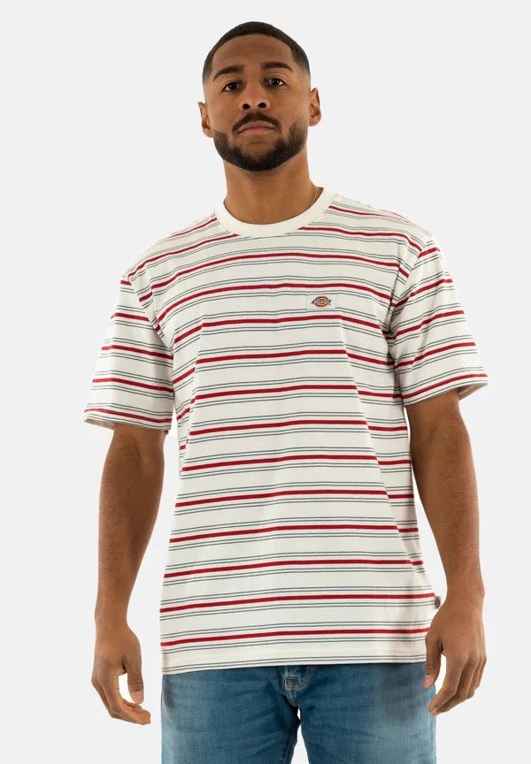LEWISTOWN STRIPE - T-Shirt print - egret