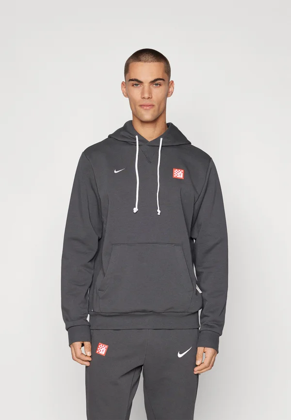 LFC HOODIE - Kapuzenpullover - dark smoke grey/white