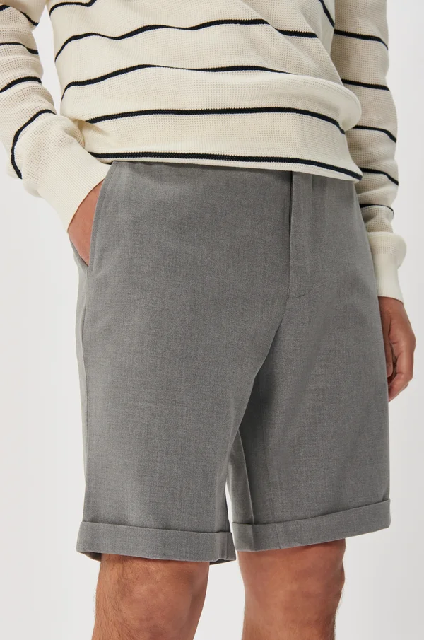 LIAM  - Shorts - smoked pearl