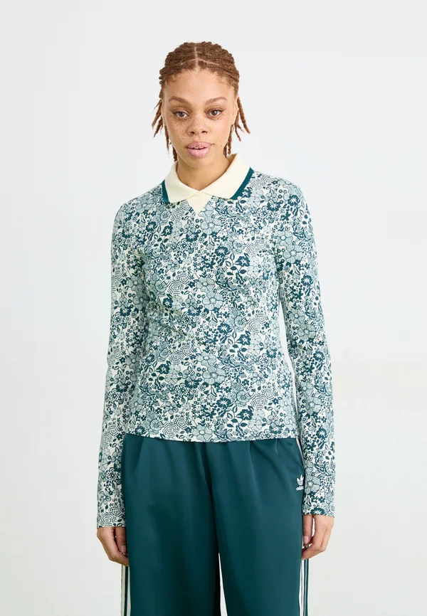 LIBERTY - Langarmshirt - cream white/aurora ivy