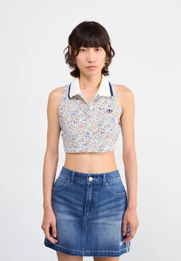 LIBERTY  - Poloshirt - off white/semi lucid red