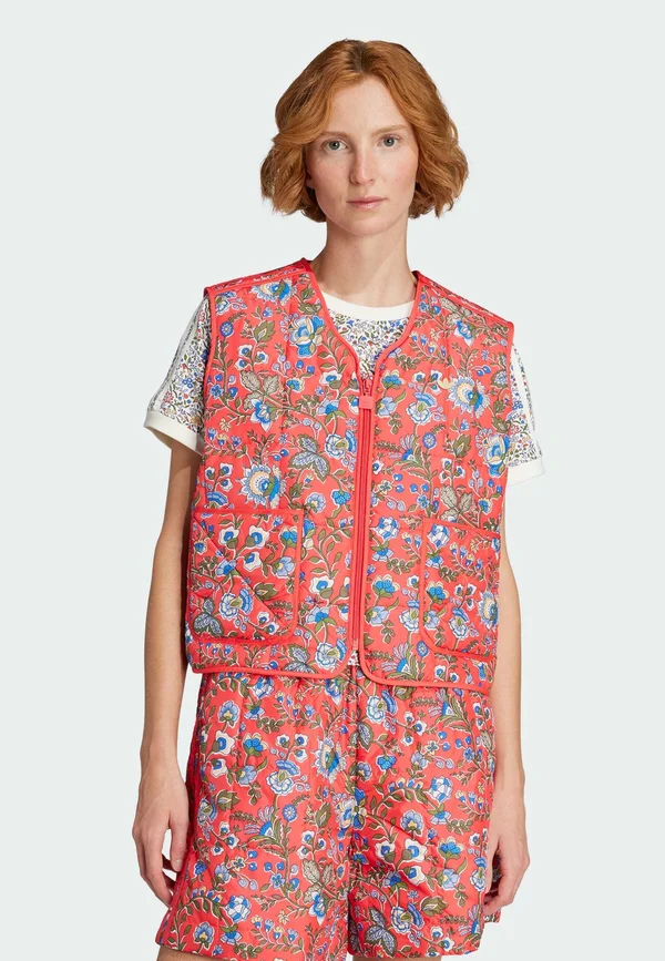 LIBERTY - Weste - semi lucid red multicolor