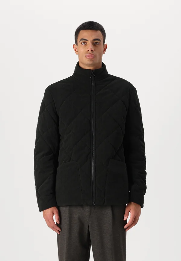 LIDDESDALE QUILTED JACKET - Übergangsjacke - black