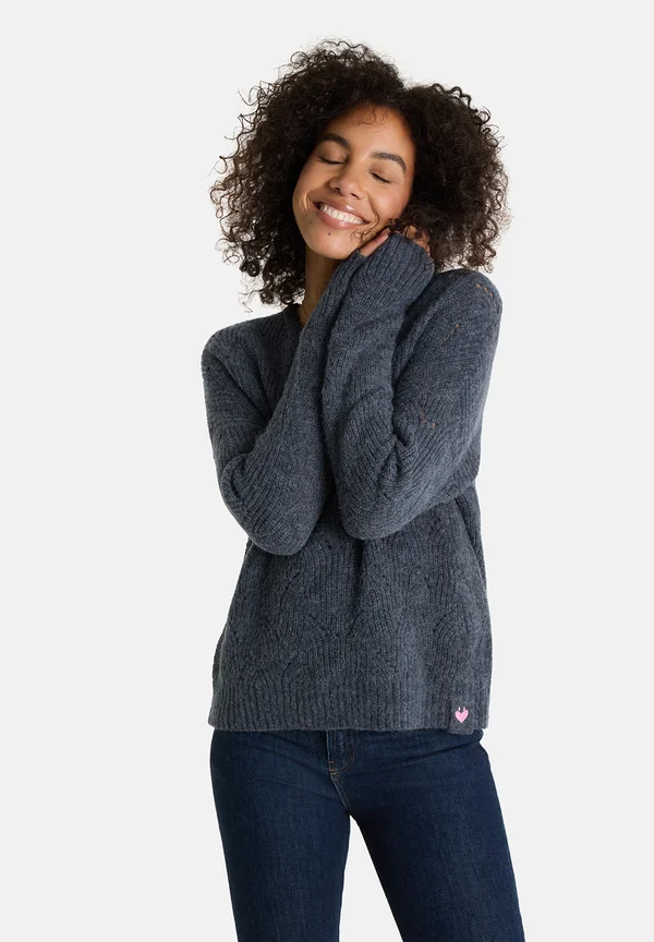 LIEBLINGSSTÜCK SÖLVEL - Strickpullover - grau