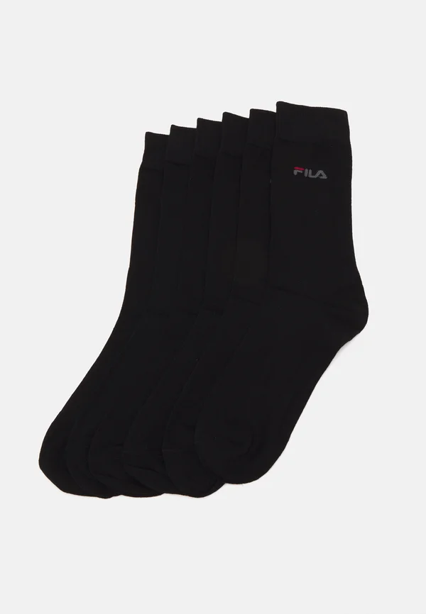 LIFESTYLE PLAIN SOCKS UNISEX 6 PACK - Socken - black