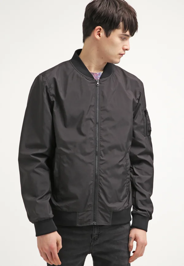 LIGHT BOMBER JACKET - Bomberjacke - black