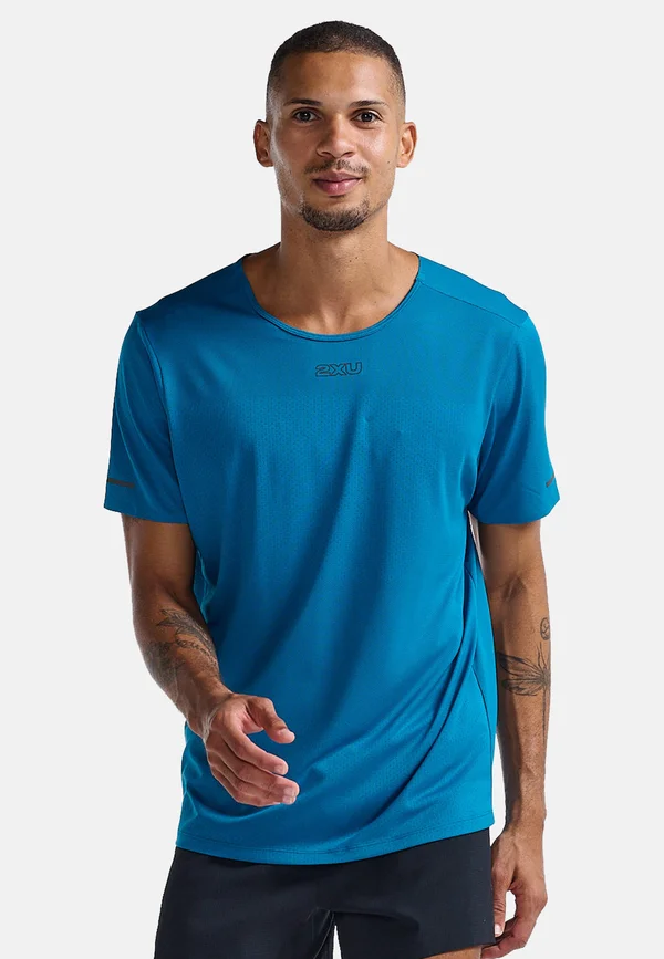 LIGHT SPEED TECH - Sport T-Shirt - seaport black reflective